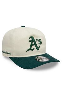New Era Czapka z daszkiem Script Oakland Athletics Golfer 60595252 Biały. Kolor: biały. Materiał: bawełna, materiał #4