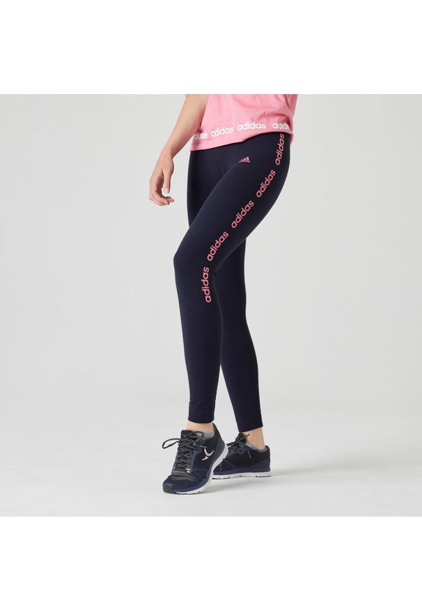 Adidas - Legginsy damskie. Materiał: bawełna, elastan