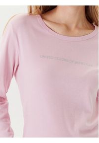 United Colors of Benetton - United Colors Of Benetton Bluzka 3GA2E16G0 Różowy Regular Fit. Kolor: różowy. Materiał: bawełna #3