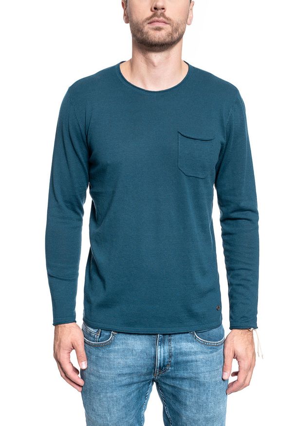 Mustang - MĘSKI SWETER MUSTANG EMIL C JUMPER 1009792 5243