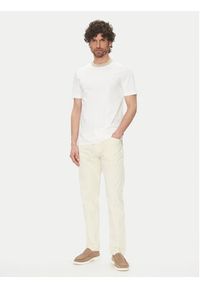 BOSS T-Shirt H-Tessler 199 50531793 Biały Slim Fit. Kolor: biały. Materiał: bawełna