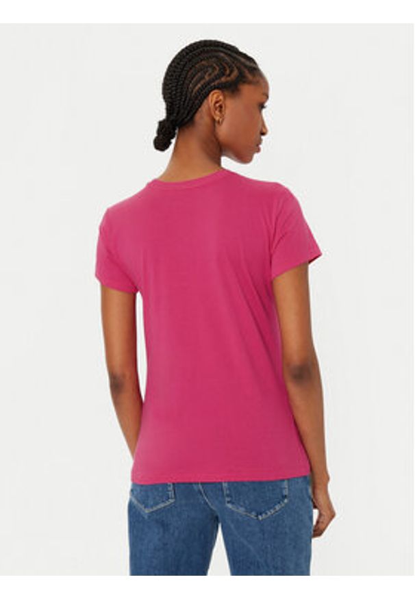 Polo Ralph Lauren T-Shirt 211898698031 Różowy Regular Fit. Typ kołnierza: polo. Kolor: różowy. Materiał: bawełna
