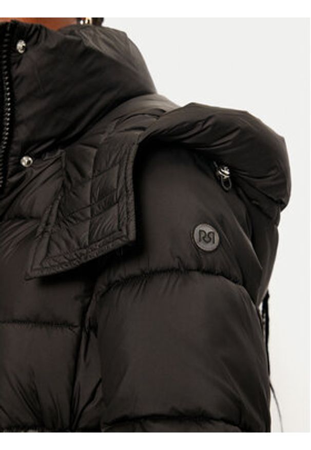 Rinascimento Płaszcz zimowy CFC0118339003 Czarny Loose Fit. Kolor: czarny. Materiał: syntetyk. Sezon: zima
