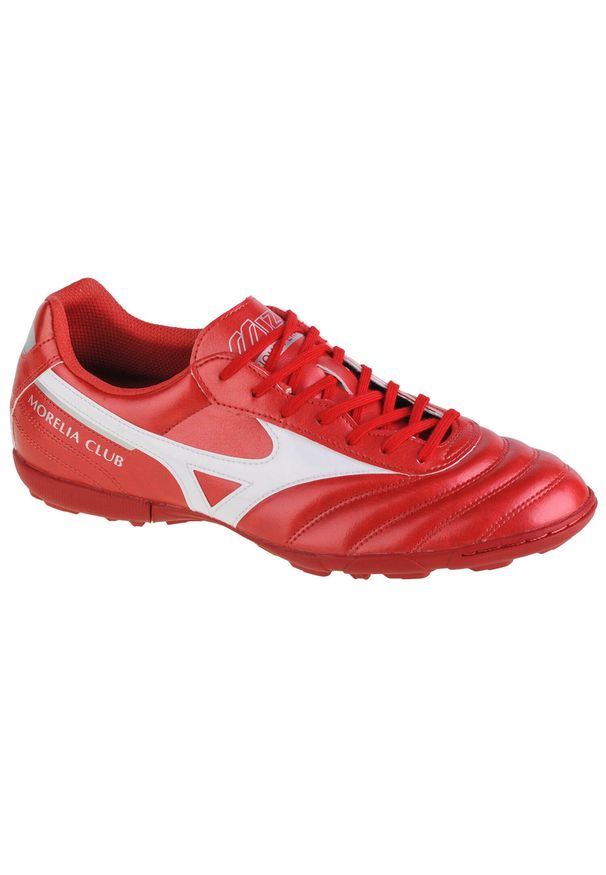 Buty piłkarskie - turfy męskie, Mizuno Morelia II Club As. Kolor: czerwony. Sport: piłka nożna