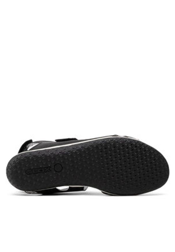 Geox Sandały D Sand.Vega A D52R6A 000EK C9997 Czarny. Kolor: czarny. Materiał: skóra
