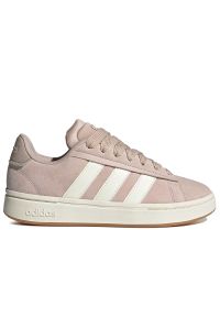 Adidas - Buty damskie adidas Grand Court Alpha JI1719 - różowe. Kolor: różowy. Materiał: skóra, guma, syntetyk. Szerokość cholewki: normalna. Model: Adidas Cloudfoam