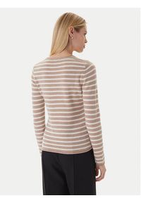 TOMMY HILFIGER - Tommy Hilfiger Sweter WW0WW40264 Beżowy Regular Fit. Kolor: beżowy. Materiał: wełna #2