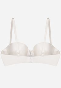 Renee - Biały Klasyczny Biustonosz Typu Balkonetka Doriesana. Kolor: biały. Materiał: jeans #4