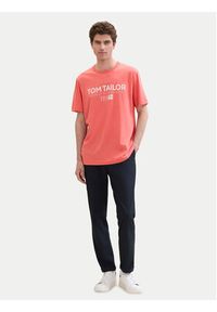 Tom Tailor T-Shirt 1041871 Czerwony Regular Fit. Kolor: czerwony. Materiał: bawełna #5