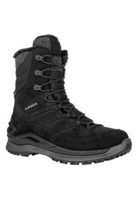 Buty trekkingowe damskie Lowa Calceta Evo Gtx. Wysokość cholewki: za kostkę. Zapięcie: sznurówki. Kolor: czarny. Materiał: tkanina, zamsz. Szerokość cholewki: normalna. Styl: sportowy #1