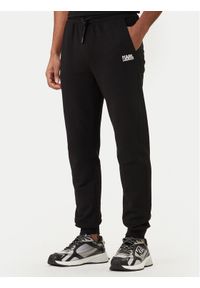 Karl Lagerfeld - KARL LAGERFELD Spodnie dresowe 705782 562917 Czarny Regular Fit. Kolor: czarny. Materiał: bawełna #1