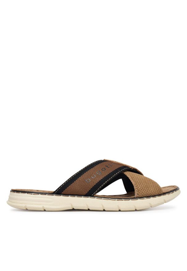 Bugatti Klapki 315-A32861469 Beżowy ciemny. Kolor: beżowy. Materiał: skóra