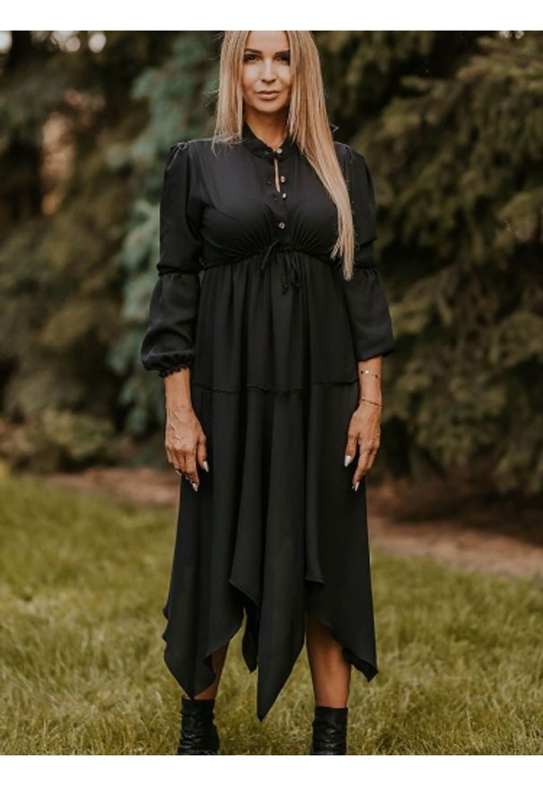 Sukienka Model Inga Black - Jersa. Styl: elegancki