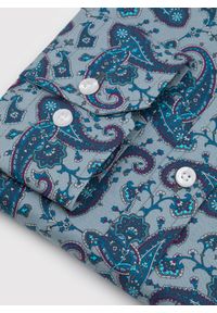 Pako Lorente - PAKO LORENTE – Koszula męska we wzór paisley P22WF-1X-029-S-S. Typ kołnierza: kołnierzyk klasyczny. Materiał: bawełna, elastan. Długość rękawa: długi rękaw. Długość: długie. Wzór: paisley. Styl: klasyczny #4