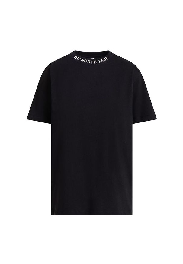 Koszulka damska The North Face Zumu 0A8GUSJK31 - czarna. Kolor: czarny. Materiał: bawełna. Długość rękawa: krótki rękaw. Długość: krótkie. Wzór: napisy
