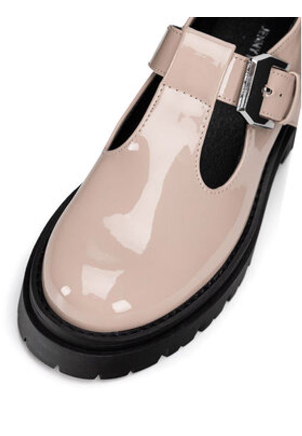 Jenny Fairy Półbuty WS5865-10 Beżowy. Kolor: beżowy. Materiał: skóra