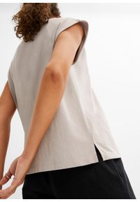 bonprix - T-shirt oversize z czystej bawełny organicznej. Kolor: szary. Materiał: bawełna #2