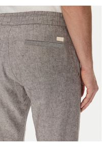 BOSS Spodnie materiałowe Sanderson-L 50536881 Brązowy Regular Fit. Kolor: brązowy. Materiał: len #3