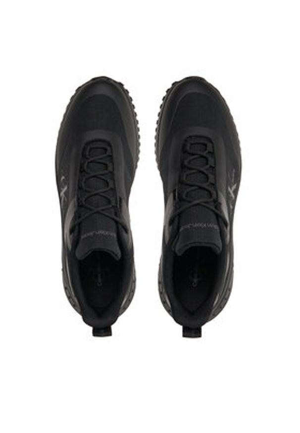 Calvin Klein Jeans Sneakersy Eva Runner Low Lace Ml Mix YM0YM00968 Czarny. Kolor: czarny. Materiał: materiał