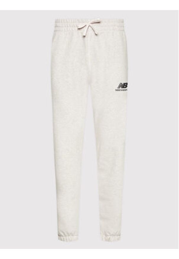 New Balance Spodnie dresowe Unisex UP21500 Szary Ahletic Fit. Kolor: szary. Materiał: bawełna