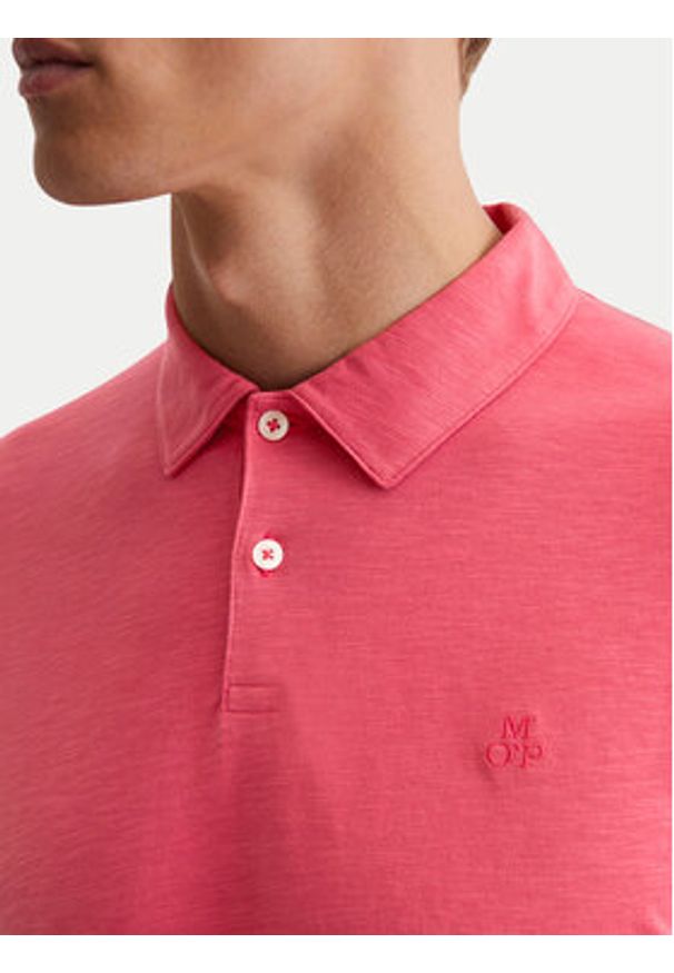 Marc O'Polo Polo 536 2176 53018 Różowy Shaped Fit. Typ kołnierza: polo. Kolor: różowy. Materiał: bawełna