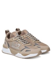 EA7 Emporio Armani Sneakersy X8X159 XK379 U499 Beżowy. Kolor: beżowy. Materiał: skóra #5
