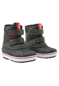 Buty zimowe dla dziecka na rzepy Reima Coconi. Zapięcie: rzepy. Kolor: zielony. Sezon: zima