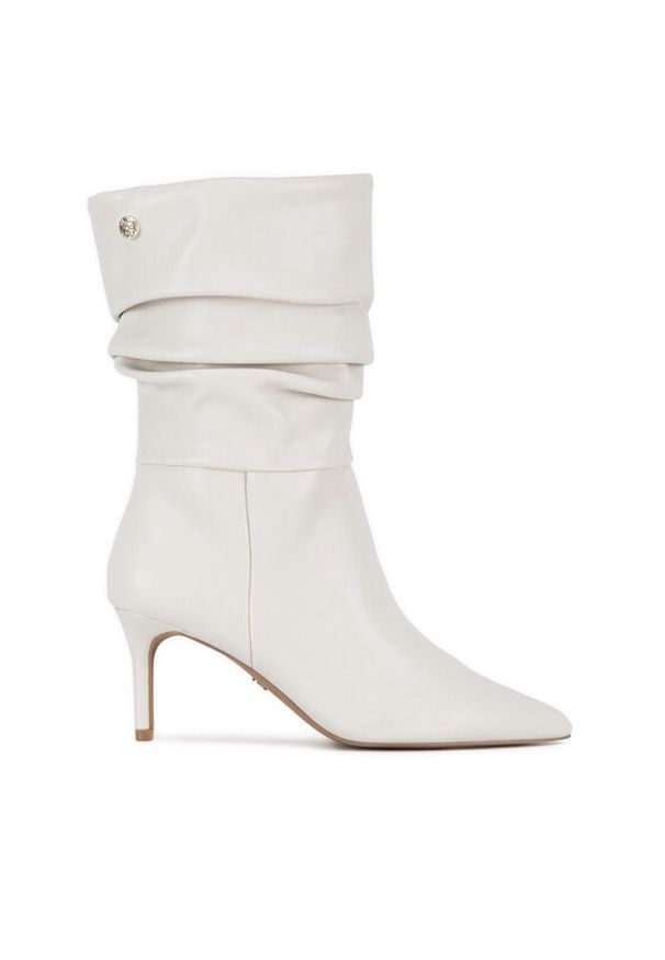 Nine West Botki WFA2786-1 Biały. Kolor: biały. Materiał: skóra