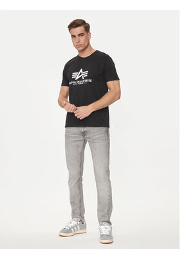 Alpha Industries Komplet t-shirtów Basic 106524 Biały Regular Fit. Kolor: biały. Materiał: bawełna