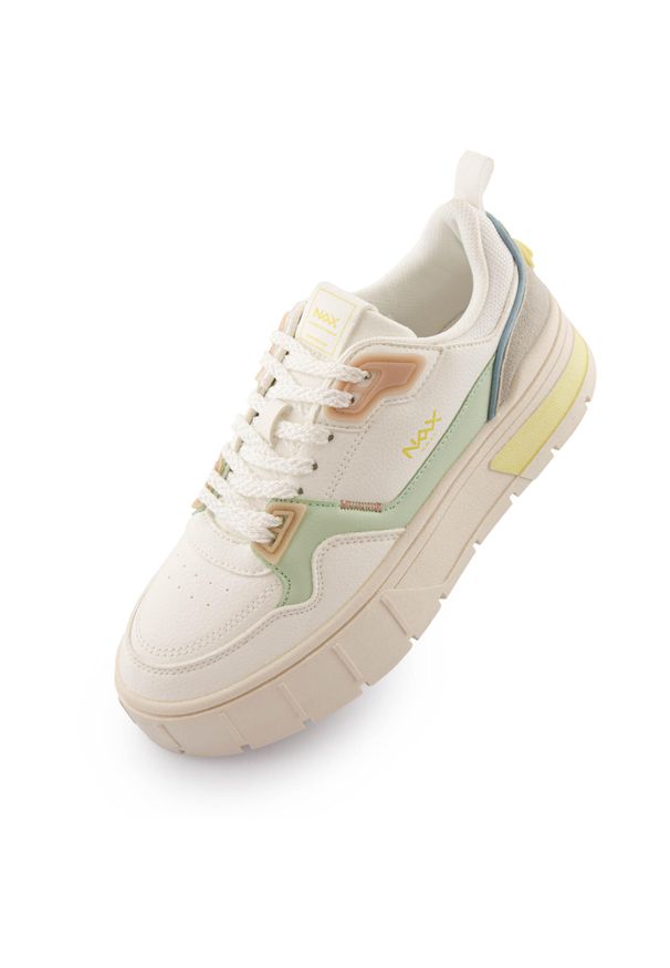 Naak - Damskie Buty Miejskie Nax Rida 39 - Styl i Komfort. Kolor: fioletowy. Materiał: syntetyk, materiał. Obcas: na platformie