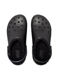 Crocs Klapki Classic Platform Lined Clog W 207938 Czarny. Kolor: czarny. Obcas: na platformie #5