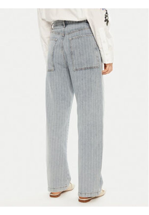 Munthe Jeansy Shimo 244142024405 Niebieski Regular Fit. Kolor: niebieski