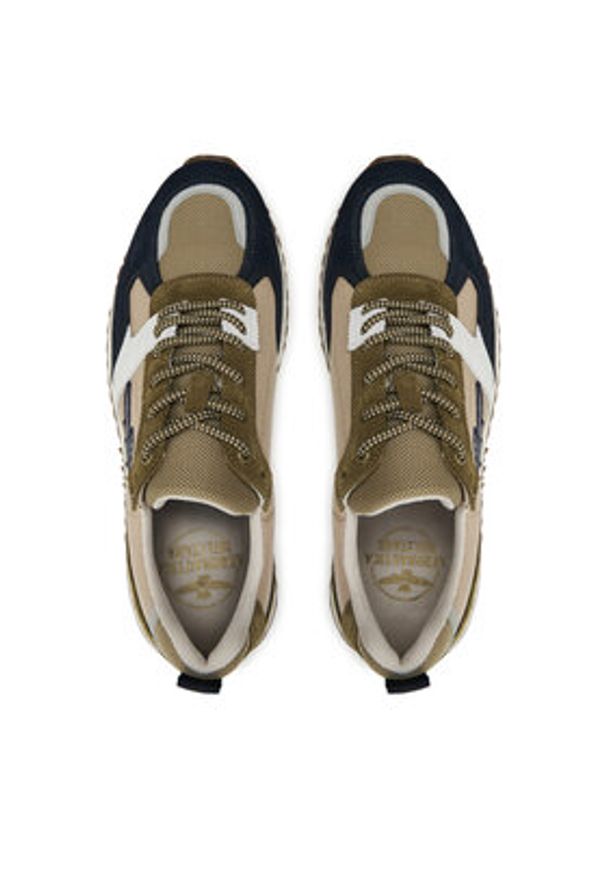 Aeronautica Militare Sneakersy 241SC265CT3298 Khaki. Kolor: brązowy. Materiał: materiał