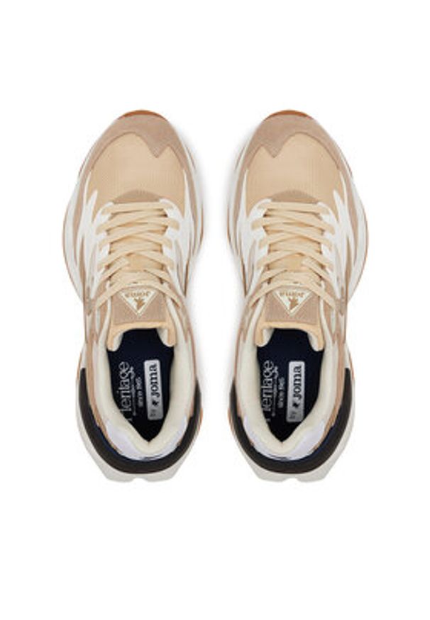 Joma Sneakersy C1400 2526 C1400S2526 Beżowy. Kolor: beżowy. Materiał: materiał