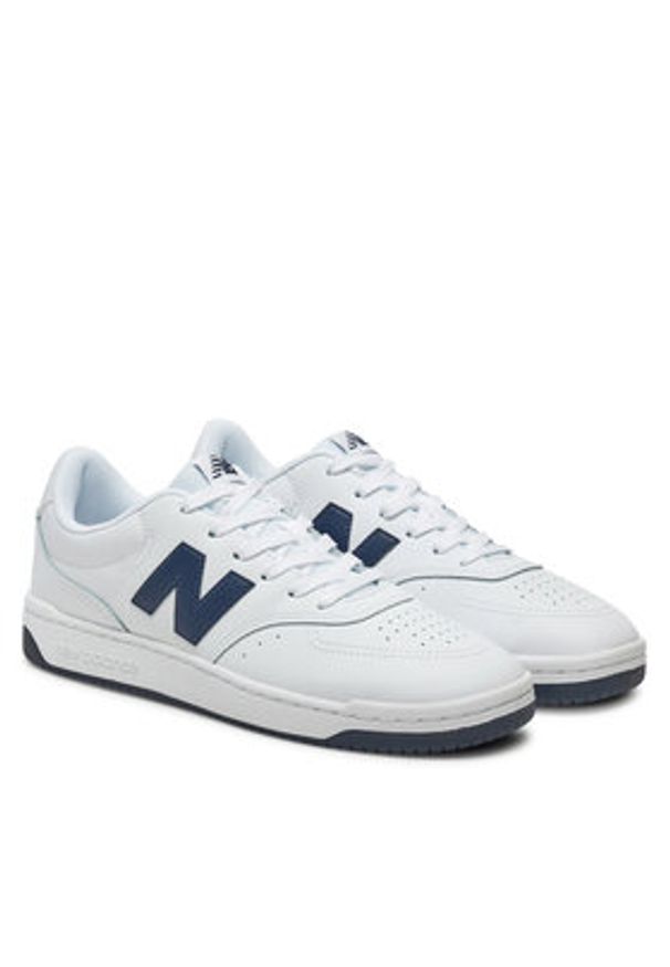 New Balance Sneakersy BB80UFO Biały. Kolor: biały. Materiał: skóra