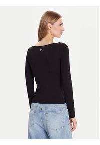 Guess Bluzka W5BP46 KCYV2 Czarny Slim Fit. Kolor: czarny. Materiał: wiskoza #4