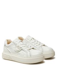 Pinko - PINKO Sneakersy Yoko 06 SS0041 P048 Écru. Materiał: skóra