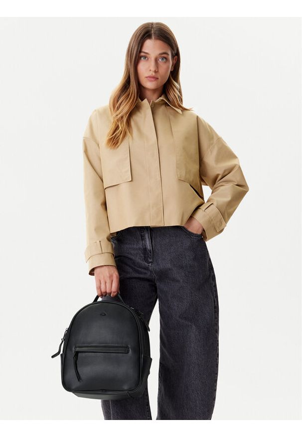 Aldo Plecak Coridon 14076733 Czarny. Kolor: czarny. Materiał: skóra