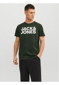 Jack & Jones - Jack&Jones T-Shirt Corp 12151955 Zielony Standard Fit. Kolor: zielony. Materiał: bawełna #1
