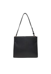 TOMMY HILFIGER - Tommy Hilfiger Torebka Heritage Shoulder Bag AW0AW17182 Czarny. Kolor: czarny. Materiał: skórzane #3