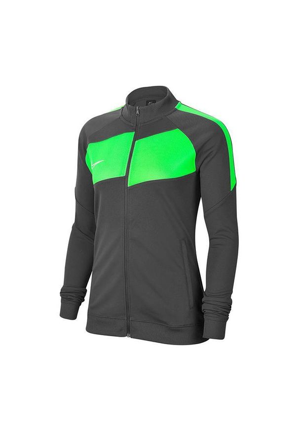 Nike - Damska Kurtka Dresowa Academy Pro. Kolor: wielokolorowy, niebieski, zielony. Materiał: dresówka