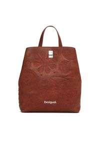 Desigual Plecak Dejavu Sumy Mini 25SAKP02 Brązowy. Kolor: brązowy. Materiał: skóra