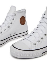 Converse Trampki Chuck Taylor All Star Leather A10554C Biały. Kolor: biały. Materiał: skóra #4