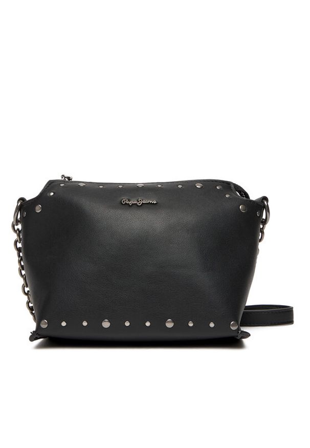 Pepe Jeans Torebka Edith Moon PL0300001 Czarny. Kolor: czarny. Materiał: skórzane