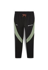 Spodnie Puma Amg Pants, Mężczyźni. Kolor: czarny. Materiał: materiał, bawełna. Sport: fitness