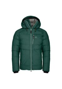 ELEVENATE - Kurtka z kapturem Elevenate Combin. Typ kołnierza: kaptur. Kolor: zielony. Materiał: puch. Sezon: zima. Sport: wspinaczka, narciarstwo #1
