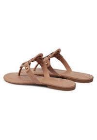 Tory Burch Japonki Miller 21168647 Beżowy. Kolor: beżowy. Materiał: skóra