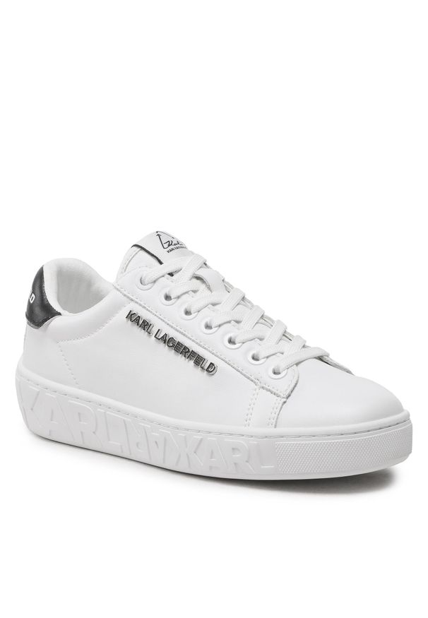Karl Lagerfeld - Sneakersy KARL LAGERFELD KL61018A White Lthr. Kolor: biały. Materiał: skóra