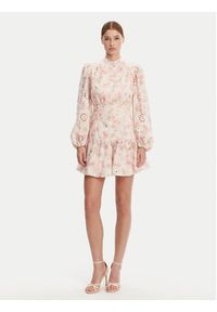 BARDOT - Bardot Sukienka koktajlowa 57809DB2 Różowy Regular Fit. Kolor: różowy. Materiał: syntetyk, bawełna. Styl: wizytowy #3