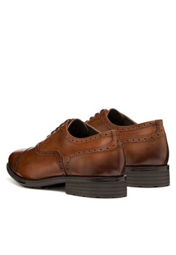 Geox Półbuty U Walk Pleasure F U46H8B 00043 C6610 Brązowy. Kolor: brązowy. Materiał: skóra